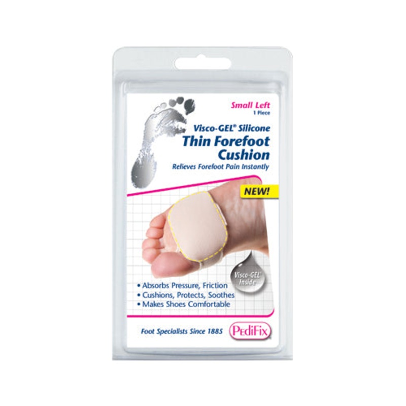 Visco-GEL Silicone Thin Forefoot Cushion Large Left