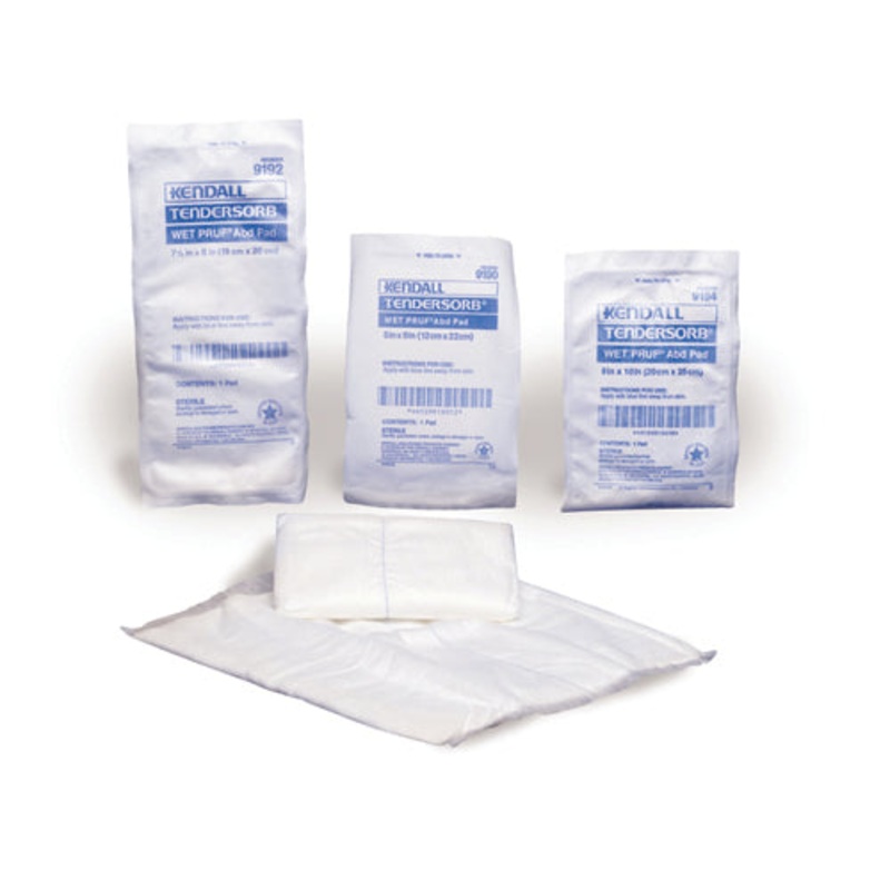 ABD Tendersorb Gauze Pads 5  x 9   Tray/36  Sterile