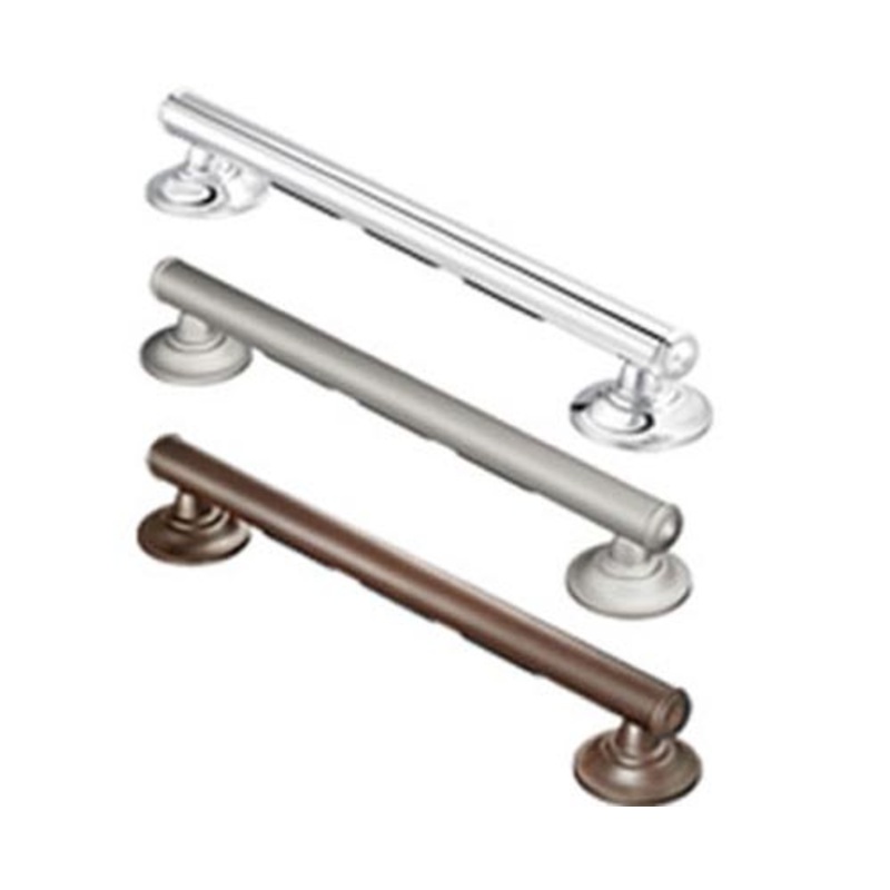 Moen Elegance Grab Bar  16  Brushed Nickel  w/Grip Pads