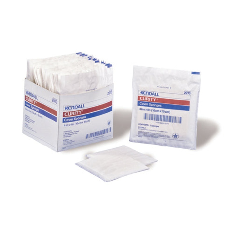 Curity Cover Sponges 3 x4  Bx/25-2’S