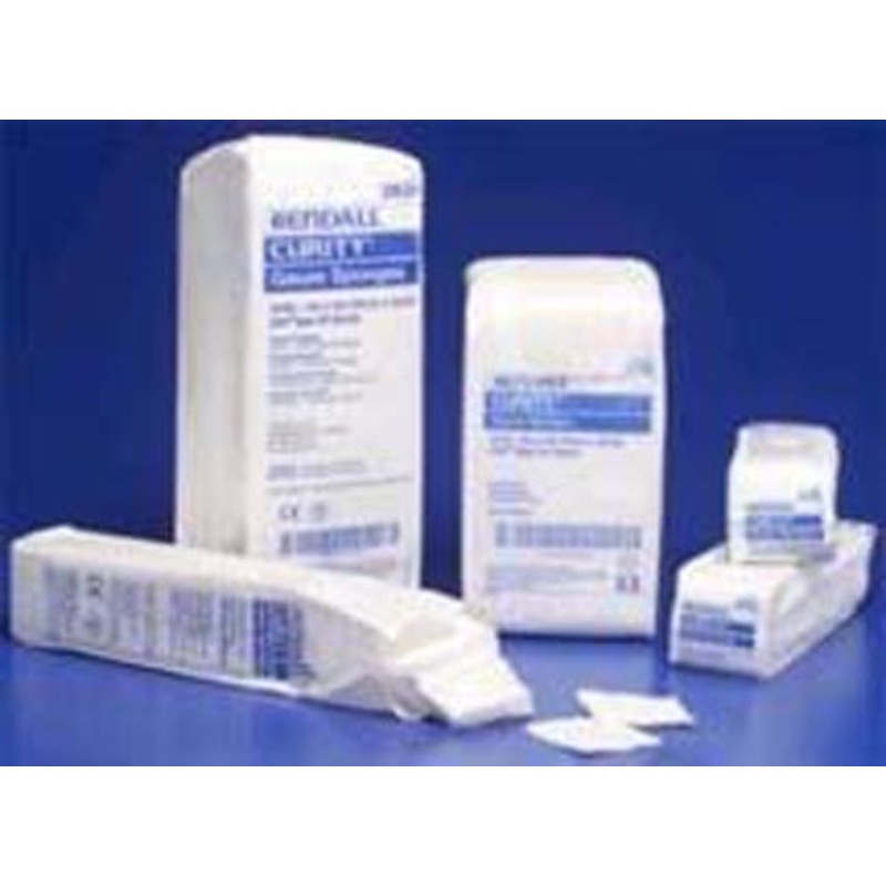 Curity Gauze Sponge Sterile 4  X 4  8 Ply Bx/50  Cs/24Bxs