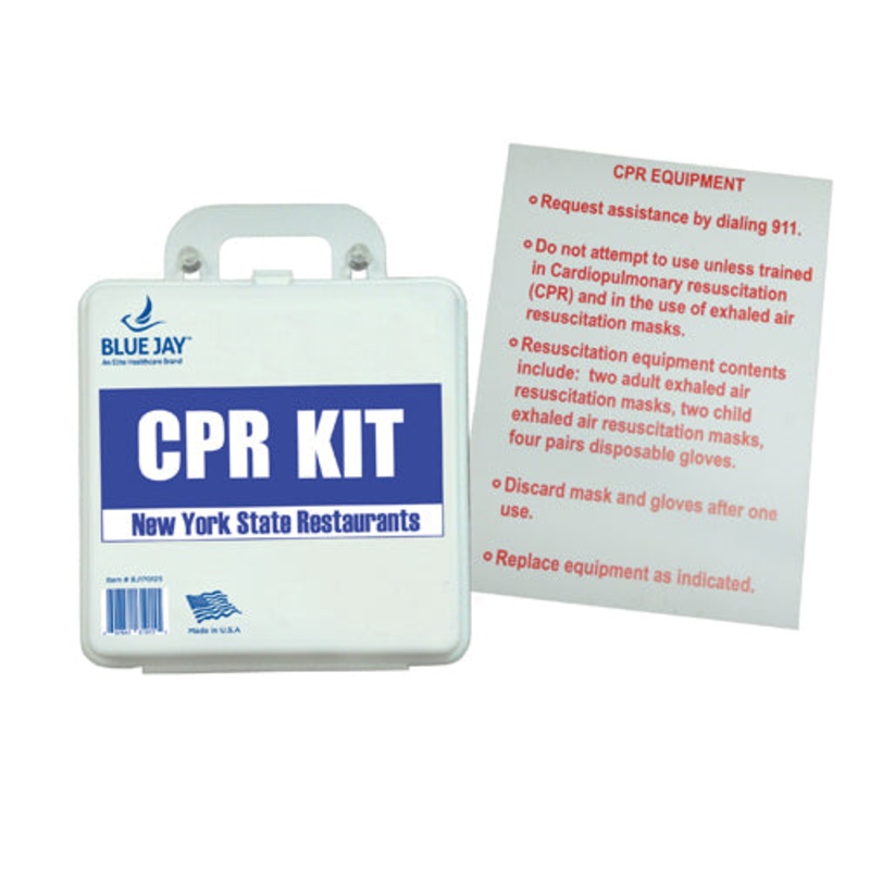 First Aid Kit – CPR Restaurant (New York State) w/Poster