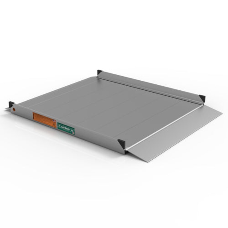 Gateway Solid Surface Portable Ramp  4′  Aluminum