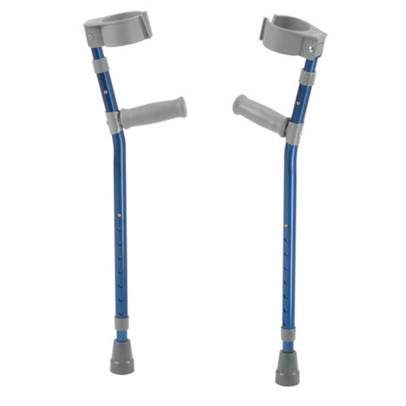 Pediatric Forearm Crutches(PR) Blue  3’2 -4′-5  Height