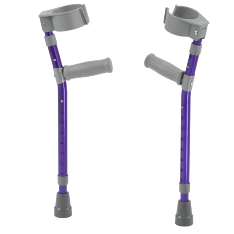 Pediatric Forearm Crutches(pr) Knight Blue 4’4 -5’5  Ht