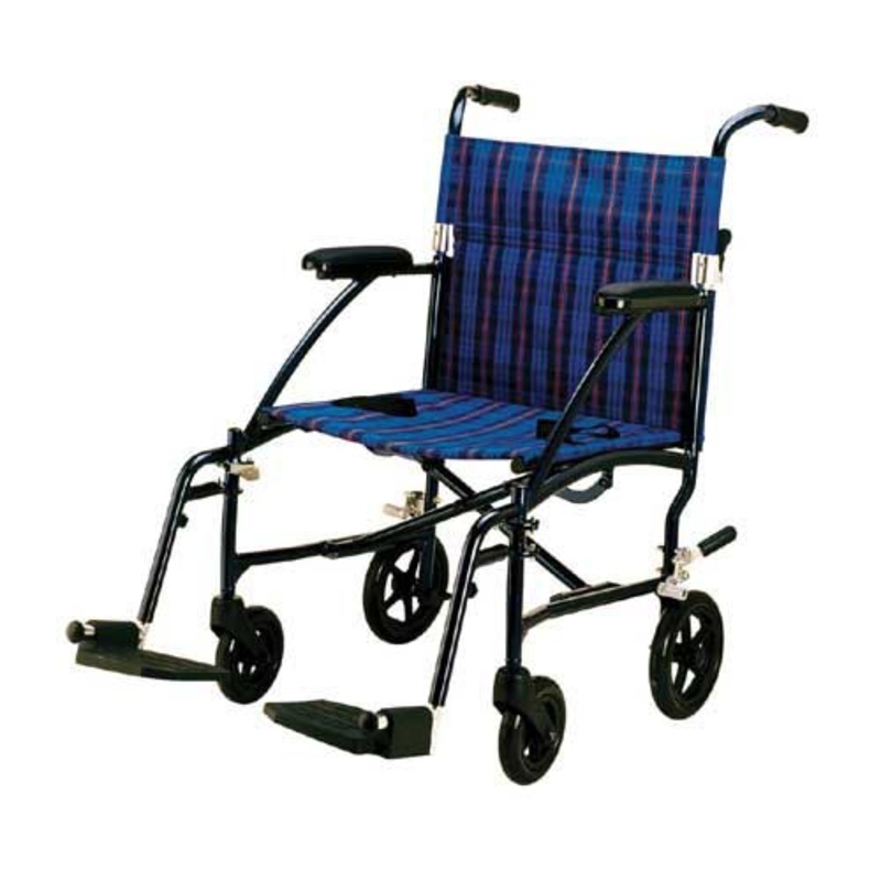 Fly-Lite Transport Chair Blue  19