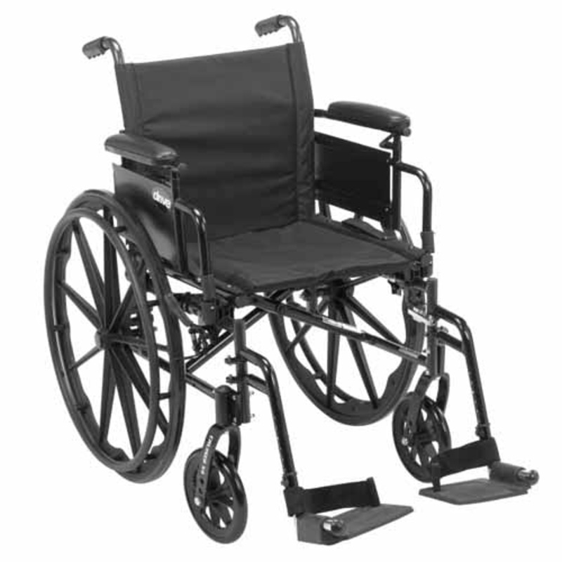 Wheelchair 16   Adj Full Arm Elevated Legrest  Cruiser X4