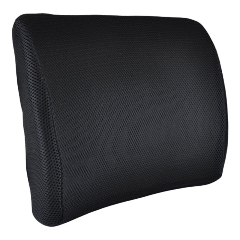 Lumbar Cushion w/Straps  Black Memory Foam – Blue Jay