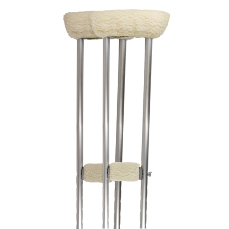 Soft n’ Plush Comfort Crutch Fleece Covers Set