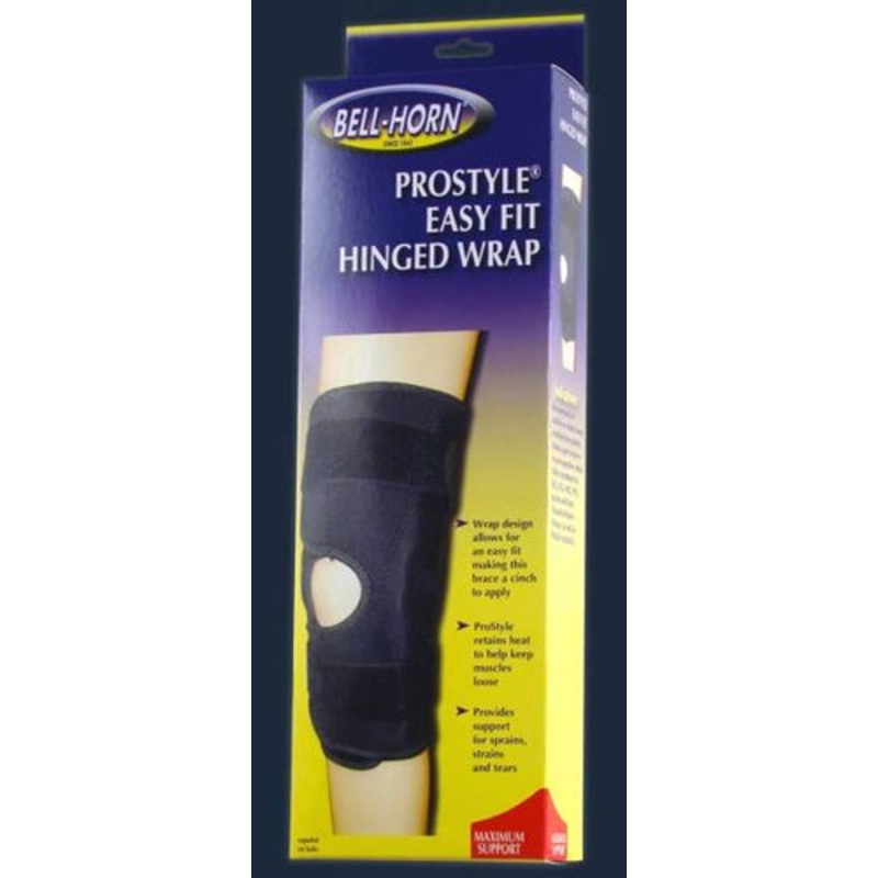 Hinged Knee Wrap  ProStyle EZ Fit  X-Large  17  – 19