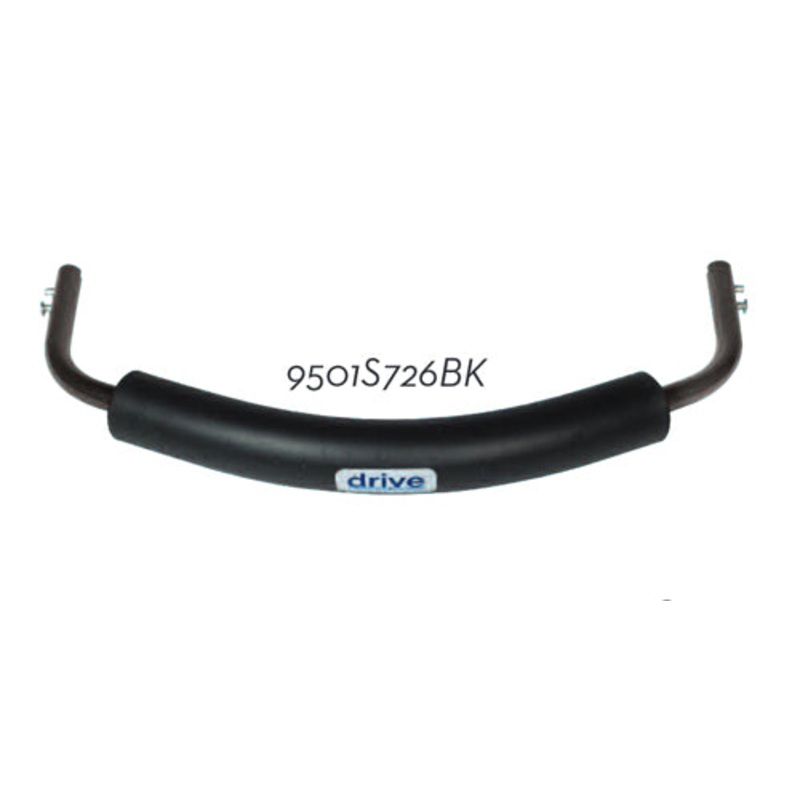 Backrest only with Foam  Black for 11043 Series Rollators