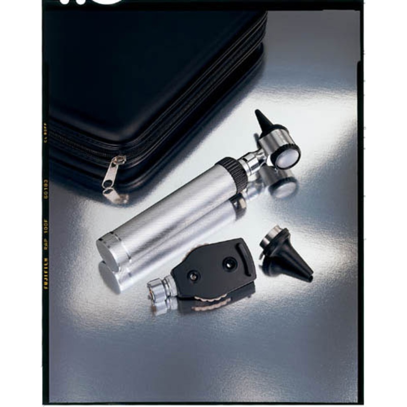 Standard 2.5v Otoscope and Ophthalmoscope Set