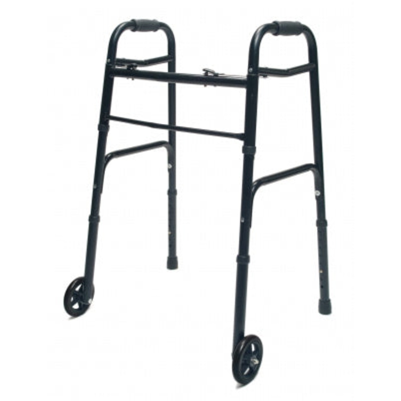 Walker  Adult w/5  Wheels Folding  Plum  Case of 2