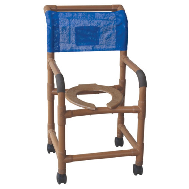 Shower Chair  Standard PVC  Wood-Tone