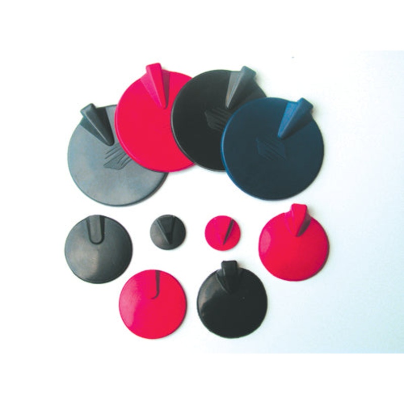 Carbonflex Electrodes-Silicone Insulated 2 x2  Red Active