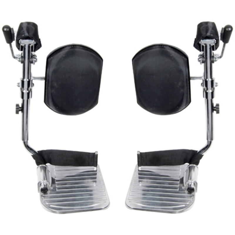 Elevating Leg Rests Only Heavy-Duty w/Calf Pads (pr)