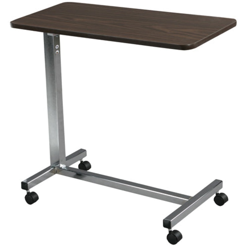 Overbed Table Non-Tilt w/Chrome Base & Mast