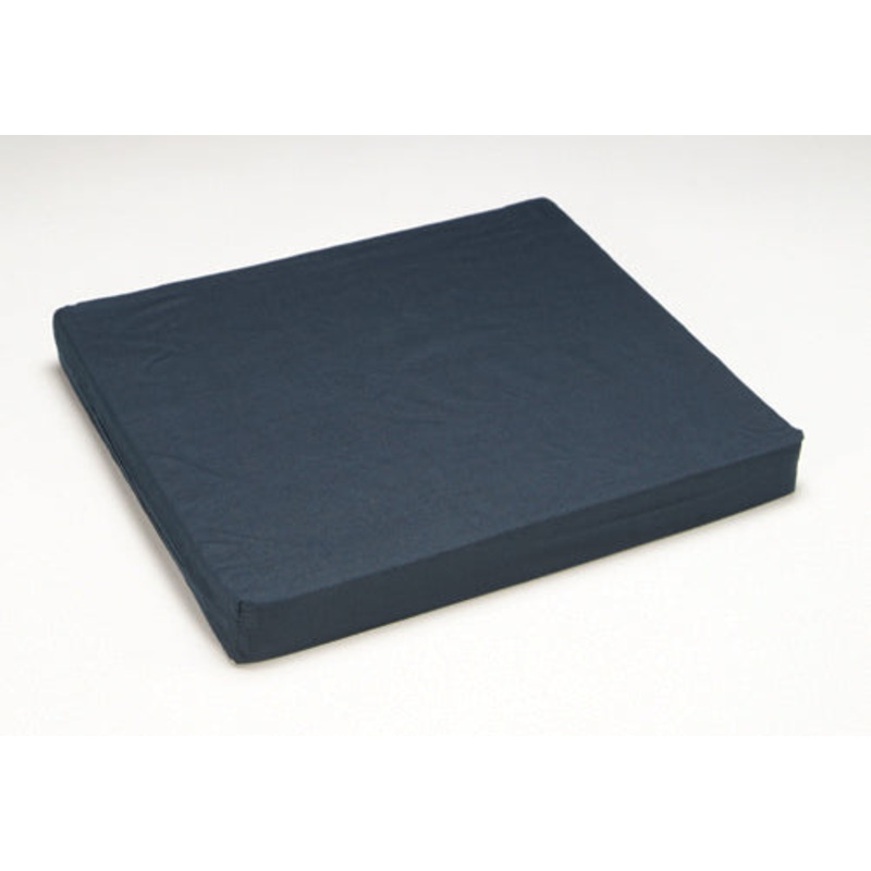 Foam Wheelchair Cushion Navy 15.5 x17.5 x2-7/8 Comp Foam