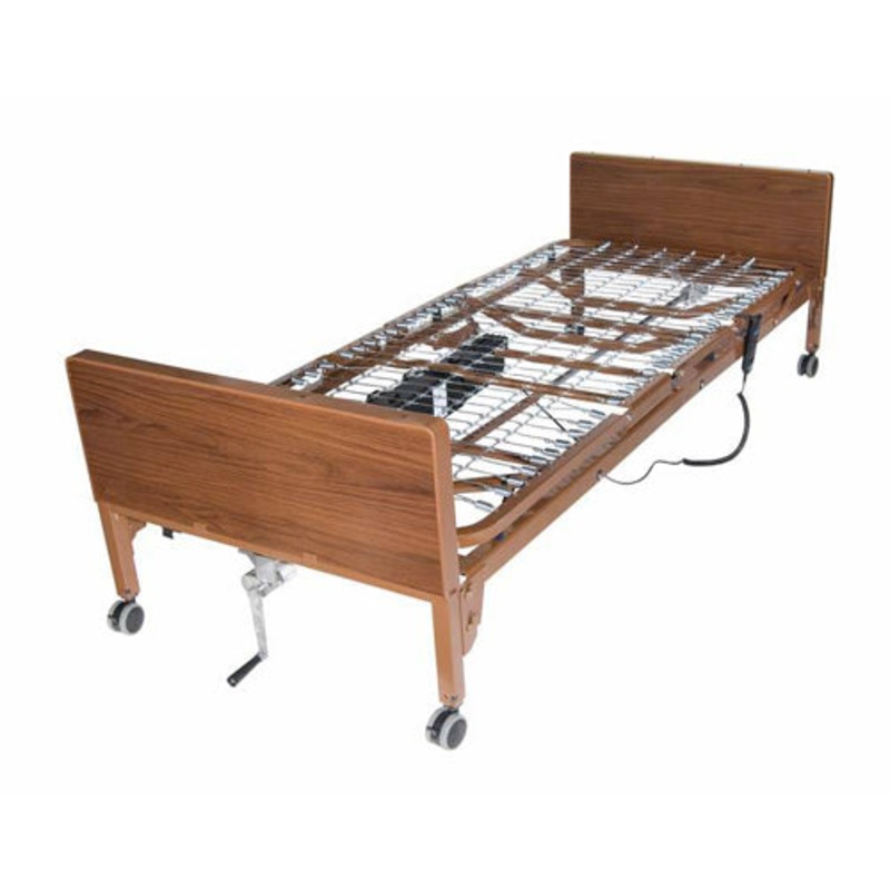 Ultra-Lite Plus Semi-Electric Bed w/Full Length Side Rails