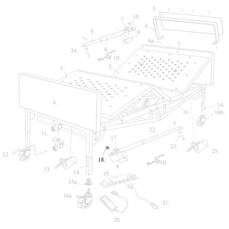 Quick Release Spring Knob For Bed Motor