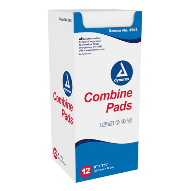 ABD Combine Pad Sterile 8 x7.5  12/Bx Online Price Only