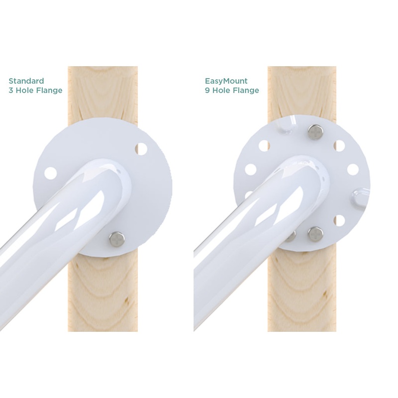 Grab Bars St/S White 1.25 x36