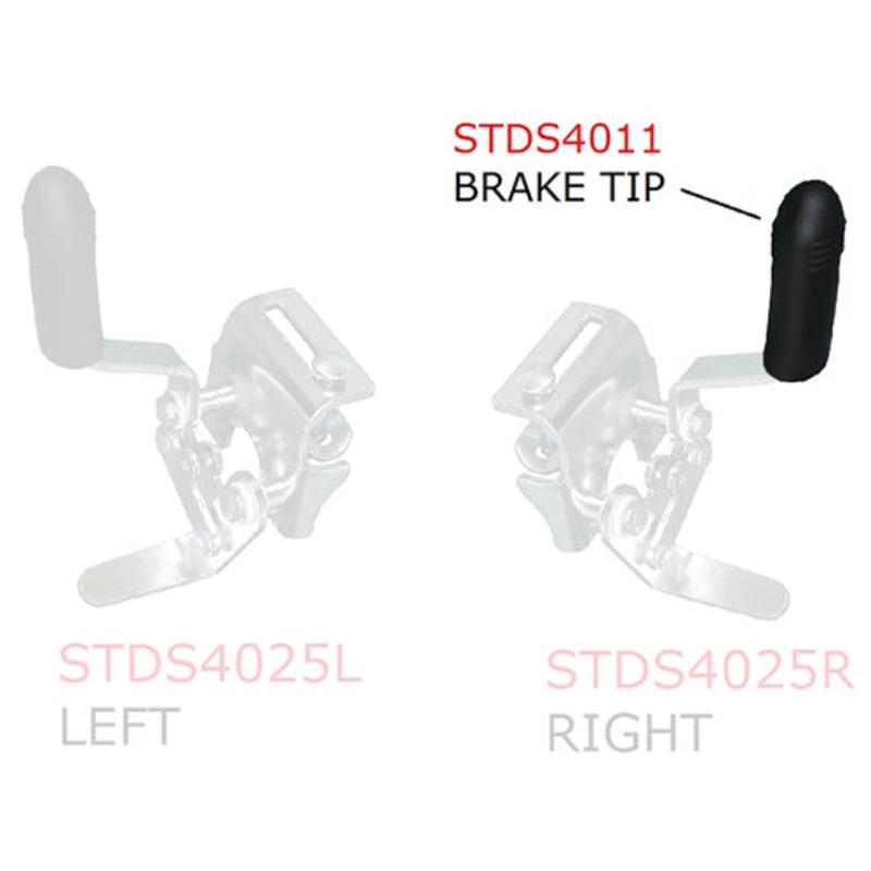 Rubber Tip only for Brake on Transport Chair