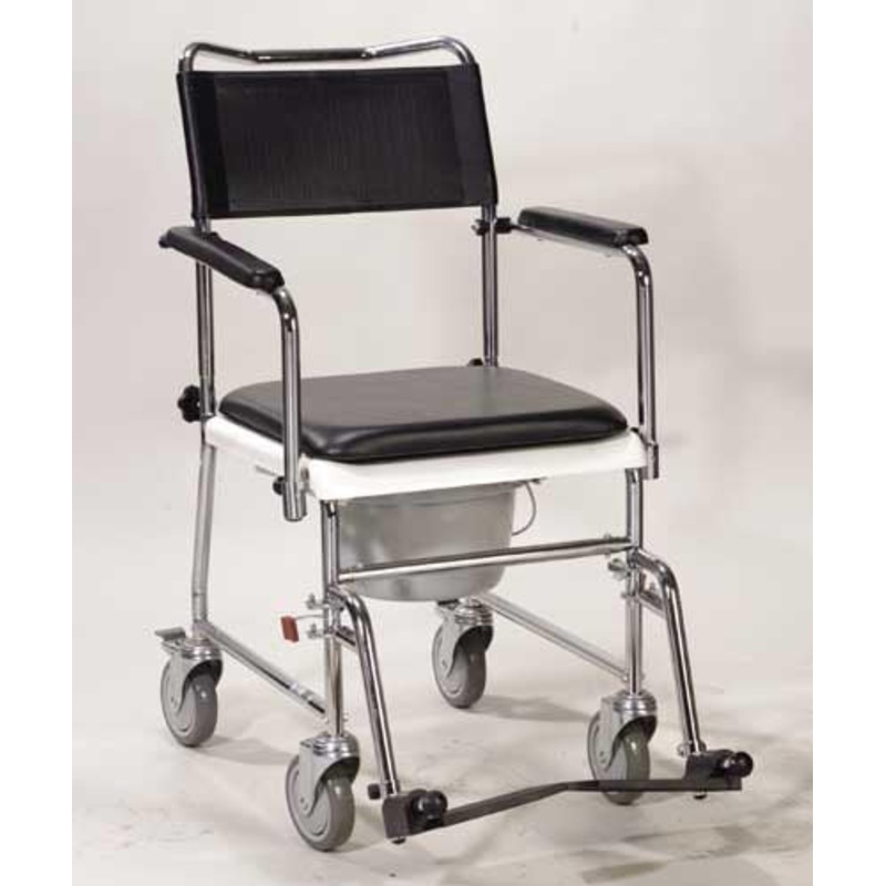 Wheelchair – Transport With Comm Open  Drop-Arm  (KD)