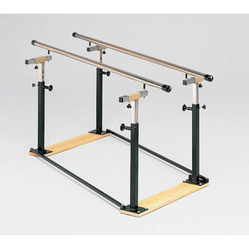 Folding Parallel Bars 10′ w/Wood Base