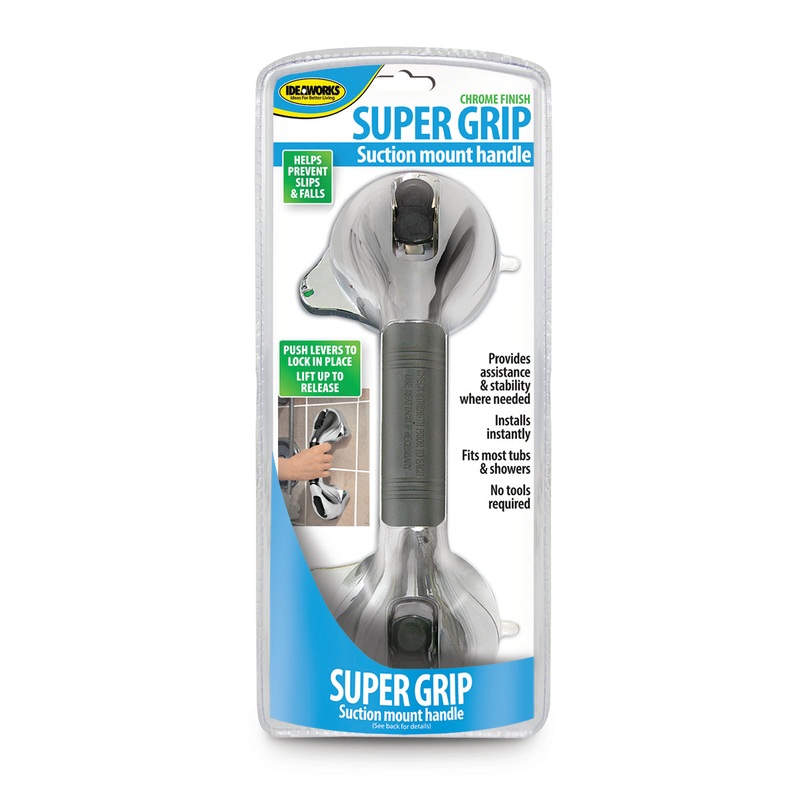 Super Grip Chrome w/Indicator Suction Handle  12