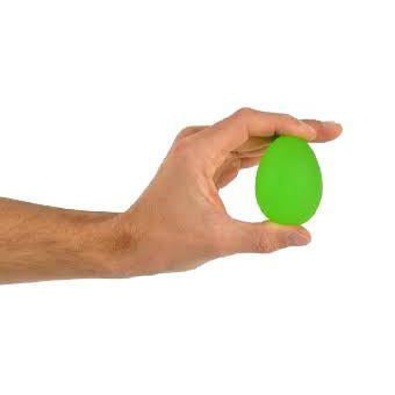Sanctband Egg Hand Exercisers|Peach (Extra Soft)|Orange (Soft)|Lime Green (Medium)|Blueberry (Firm)