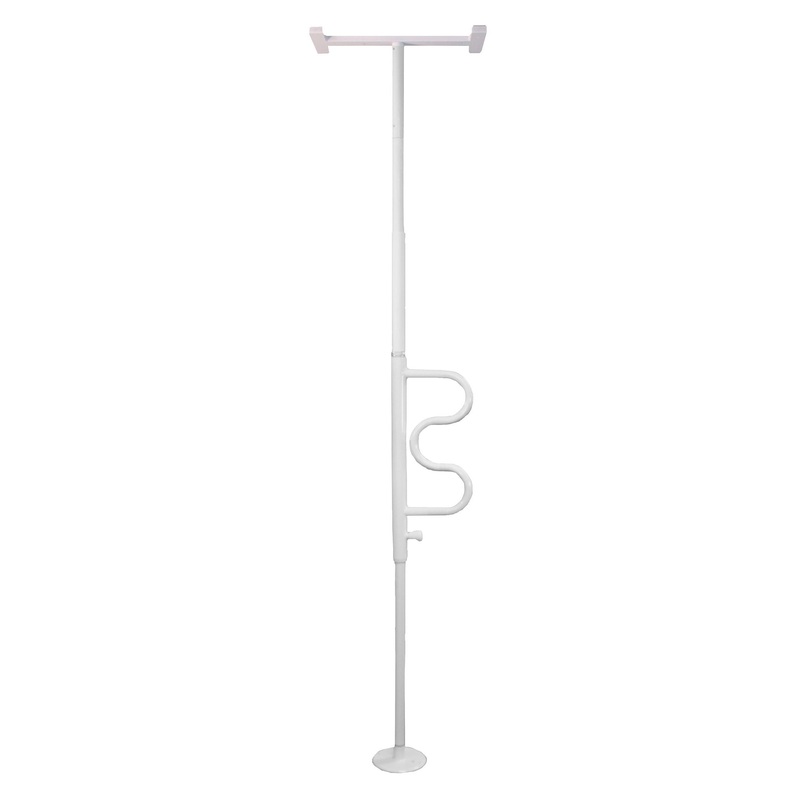 Stander Security Pole & Curve Grab Bar