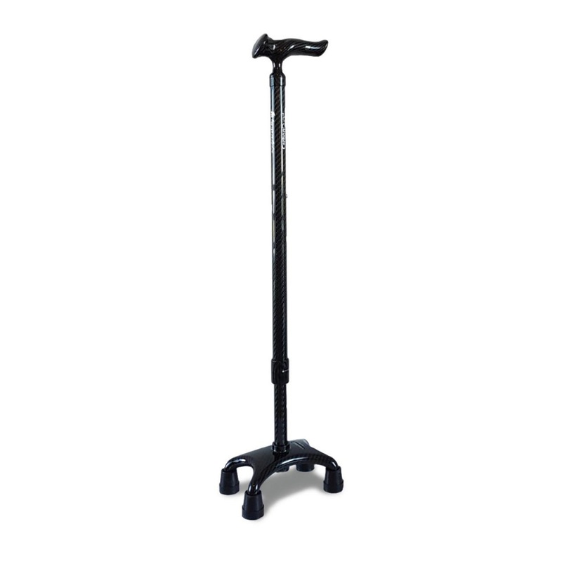 AgeGracefully Carbon Fiber Quad Cane