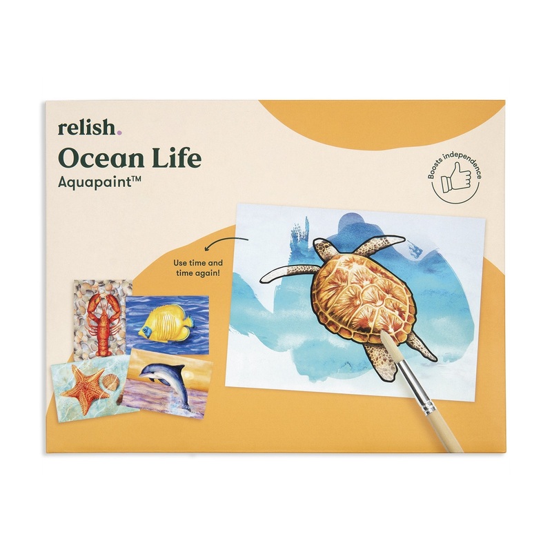 Aquapaint Dementia Activity Set (Ocean Life)