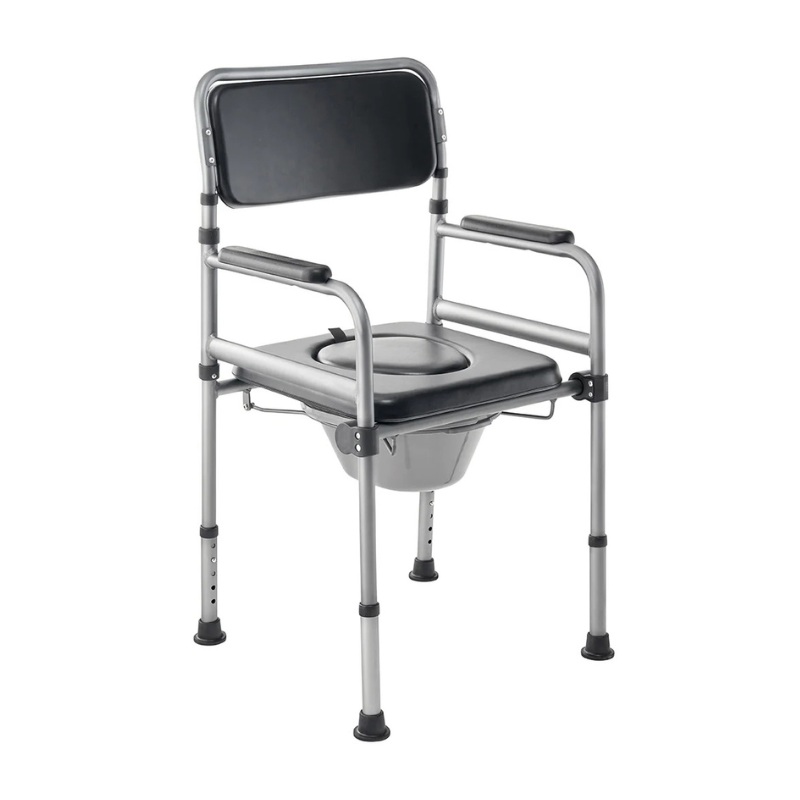 Bion Basic Commode|Stationary|With Wheels