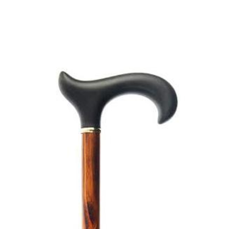 Brown Soft-Touch Derby Cane