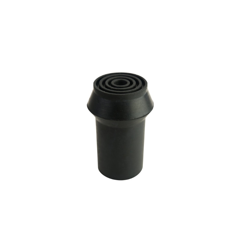 British Straight-Sided Heavy-Duty Black Rubber Ferrule (16 mm)