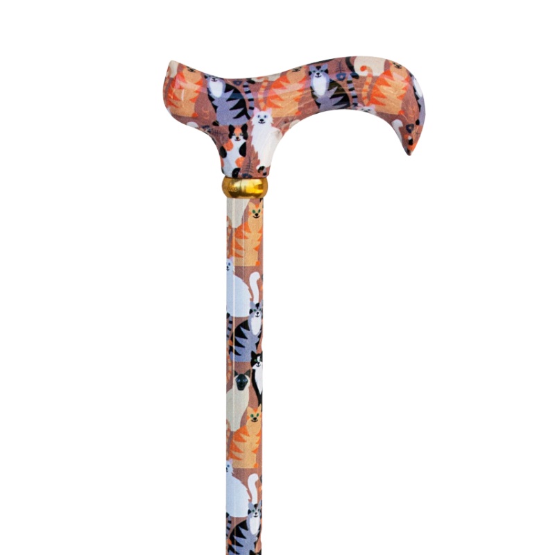 Classic Cats Adjustable Derby Cane