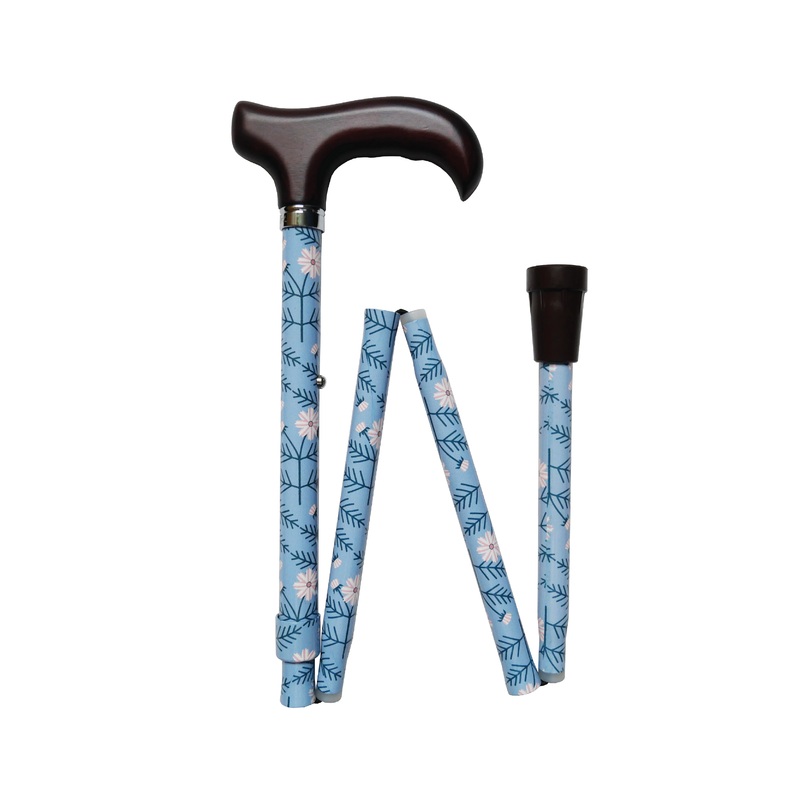 Cotton Blue Walking Cane (16mm)