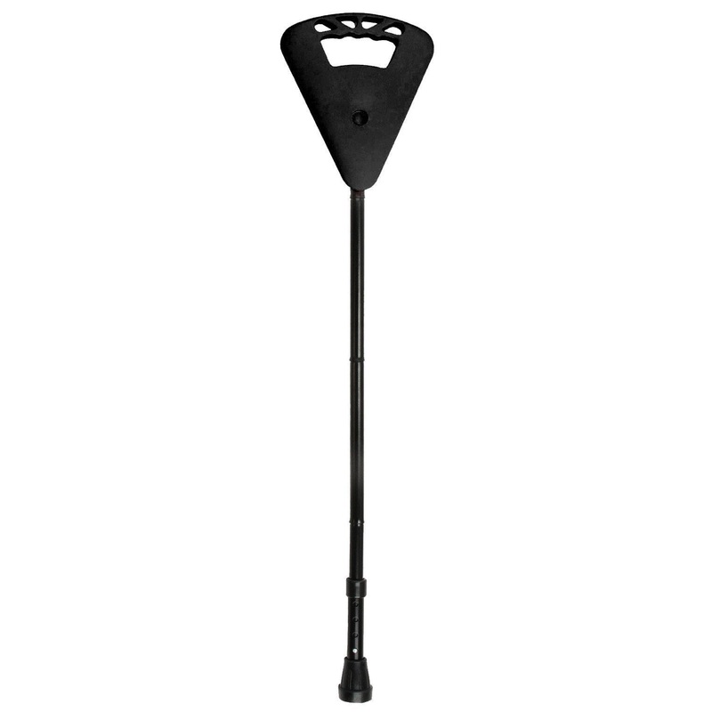 Flipstick Folding Adjustable Seat Cane (Sleek Black)