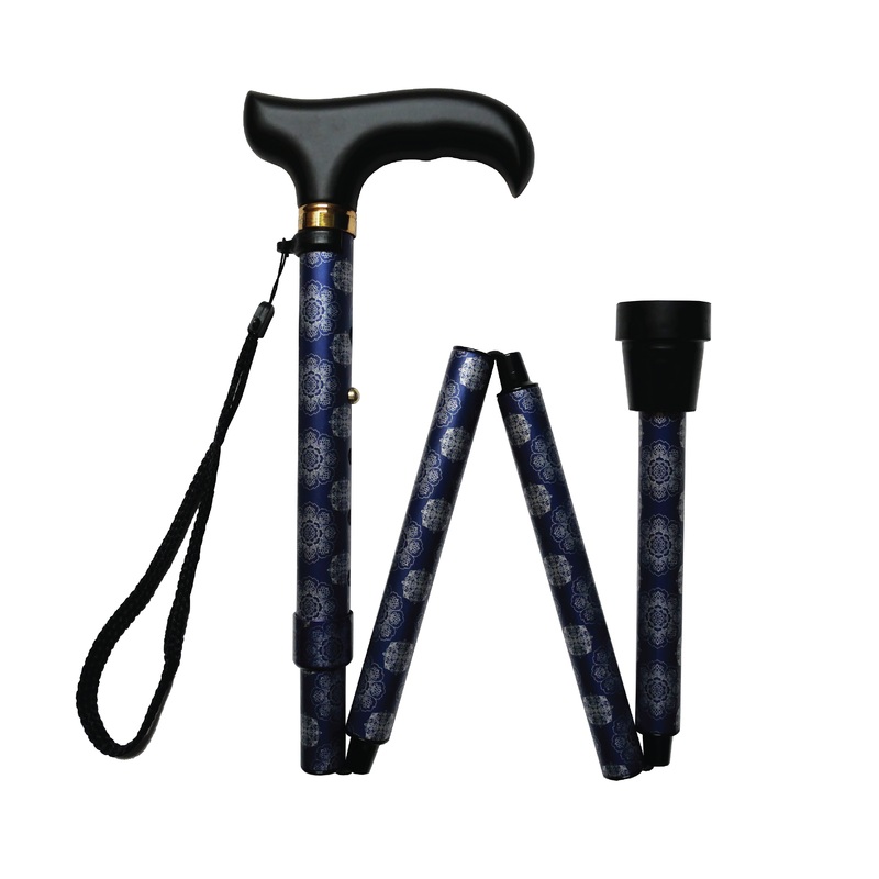 Midnight Blue Luxe Walking Cane