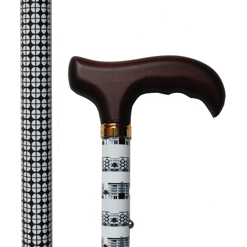 Tiong Bahru Monochrome Luxe Walking Cane