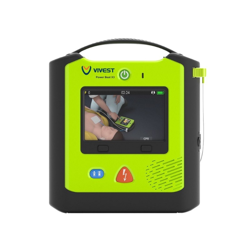 ViVest PowerBeat X3 AED (with 5 LCD Screen)