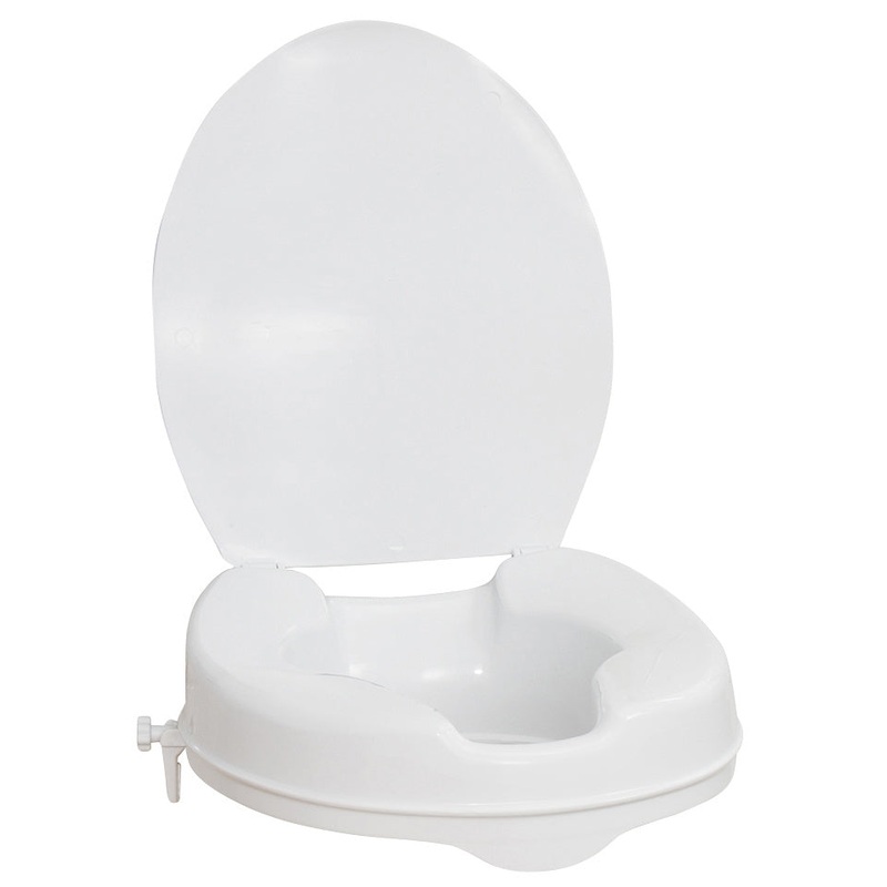 AquaSense Raised Toilet Seat with Lid