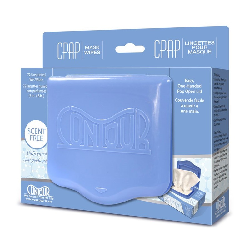 Contour CPAP Mask Wipes|Unscented|Citrus|Lavender|Eucalyptus