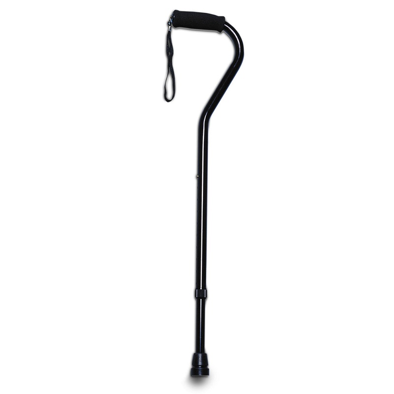 Airgo Adjustable Offset Handle Cane with Foam Grip