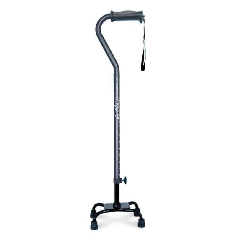 Airgo Comfort-Plus Adjustable Quad Cane, Large Base