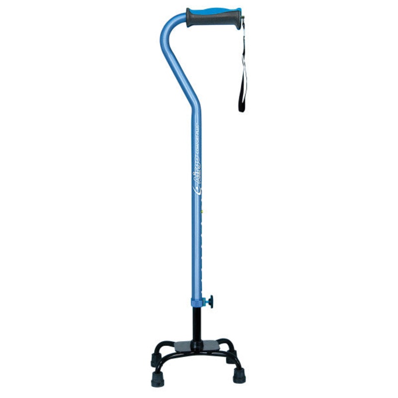 Airgo Comfort-Plus Adjustable Quad Cane, Small Base