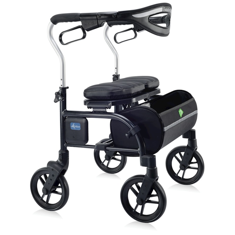 Evolution Trillium Rollator, Carbon Black, Regular