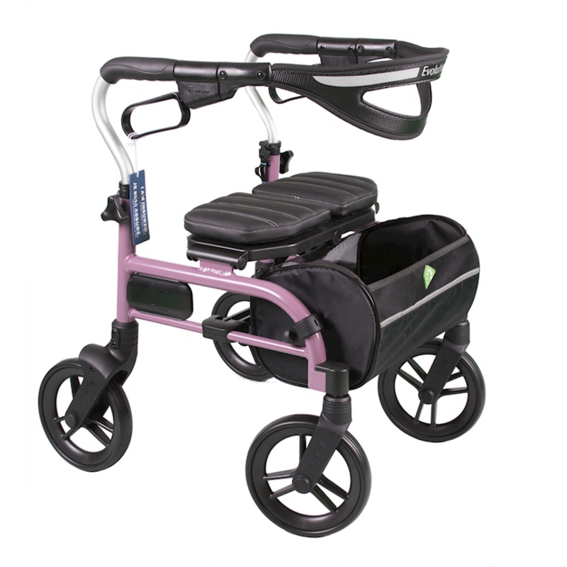 Evolution Trillium Rollator, Pink, Mini